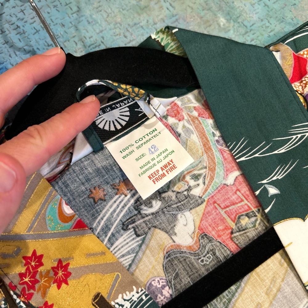 Hunter Green & Mtellic Kimono 👘 - Picture 7 of 15